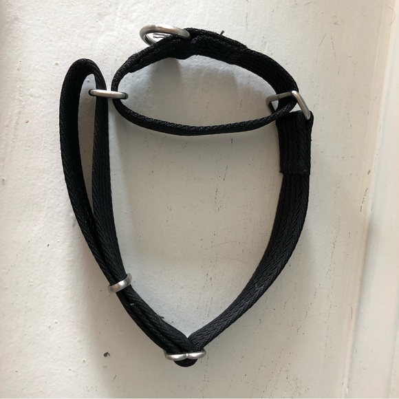 Black Martingale Dog Collar - Picture 3 of 6